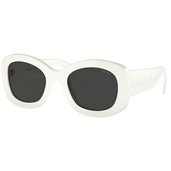 Prada Accessories - New PRADA White Round PR A13S 1425S0 Sunglasses Women